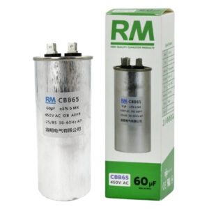 คาปาซิเตอร์แอร์ RM แบบ CBB65 ขนาด 60 uF (ไมโครฟารัด) แคปรันแอร์ แคปสตาร์ทแอร์ Capacitor แอร์ รับประกัน 1 ปี