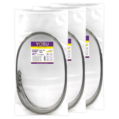 เคเบิ้ลไทร์ YORU รุ่น YR1K2-46STL สแตนเลส 3 แพ็ค