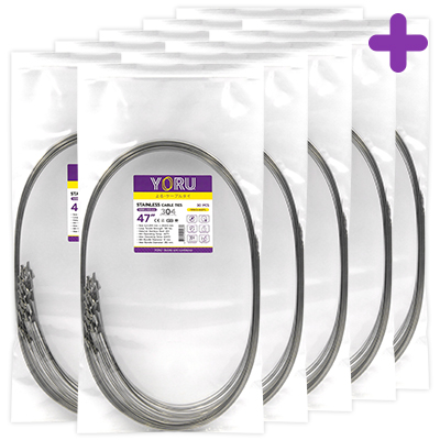 เคเบิ้ลไทร์ YORU รุ่น YR1K2-46STL สแตนเลส 10 แพ็ค