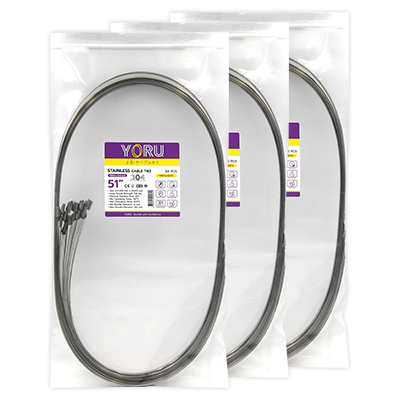 เคเบิ้ลไทร์ YORU รุ่น YR1K3-46STL สแตนเลส 3 แพ็ค