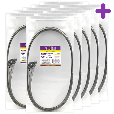 เคเบิ้ลไทร์ YORU รุ่น YR1K3-46STL สแตนเลส 10 แพ็ค