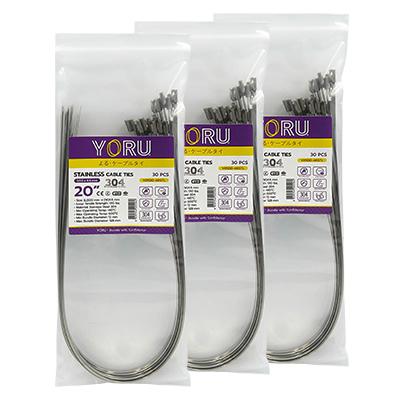 เคเบิ้ลไทร์ YORU รุ่น YR500-46STL สแตนเลส 3 แพ็ค