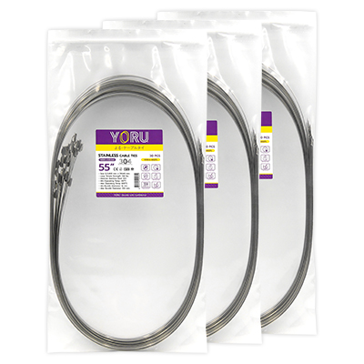 เคเบิ้ลไทร์ YORU รุ่น YR1K4-46STL สแตนเลส 3 แพ็ค