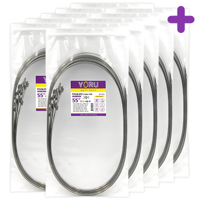 เคเบิ้ลไทร์ YORU รุ่น YR1K4-46STL สแตนเลส 10 แพ็ค