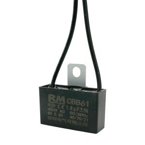 แคปพัดลม RM คาปาซิเตอร์พัดลม 1.8uF แบบ CBB61 ขนาด 450V AC อะไหล่พัดลม สำหรับเปลี่ยน-ซ่อม