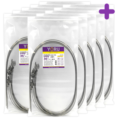 เคเบิ้ลไทร์ YORU รุ่น YR900-79STL สแตนเลส 10 แพ็ค