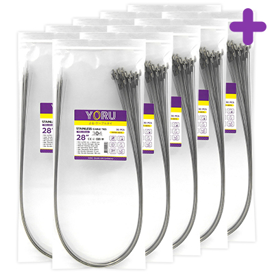 เคเบิ้ลไทร์ YORU รุ่น YR700-46STL สแตนเลส 10 แพ็ค