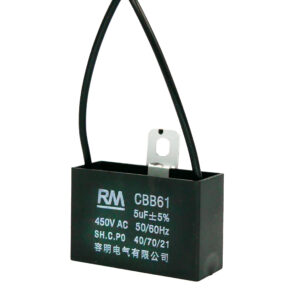 แคปพัดลม RM คาปาซิเตอร์พัดลม 5uF แบบ CBB61 ขนาด 450V AC อะไหล่พัดลม สำหรับเปลี่ยน-ซ่อม