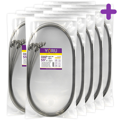 เคเบิ้ลไทร์ YORU รุ่น YR1K5-79STL สแตนเลส 10 แพ็ค