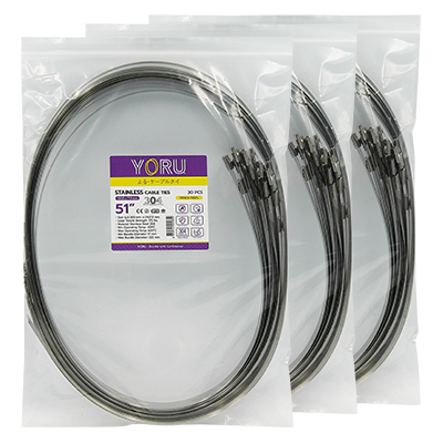 เคเบิ้ลไทร์ YORU รุ่น YR1K3-79STL สแตนเลส 3 แพ็ค